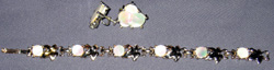 faux mother of pearl set